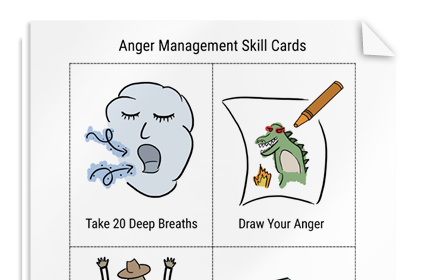 Anger Management Skill Cards