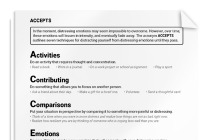 DBT Skill: ACCEPTS