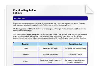 Emotion Regulation