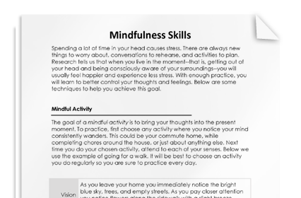 DBT Mindfulness Skills